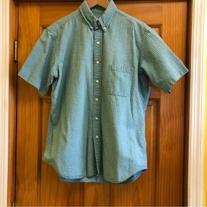 L.L. Bean Men's Casual Button Down Shirt - Light Blue